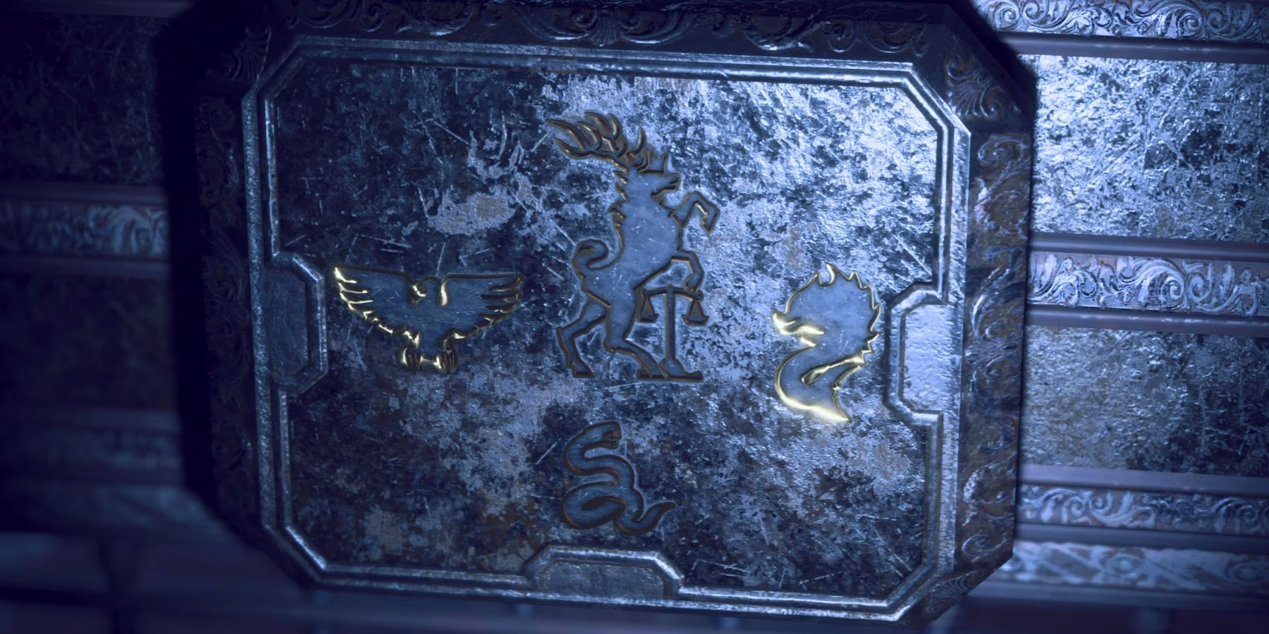 Resident Evil 4 remake mausoleum door animal symbol puzzle
