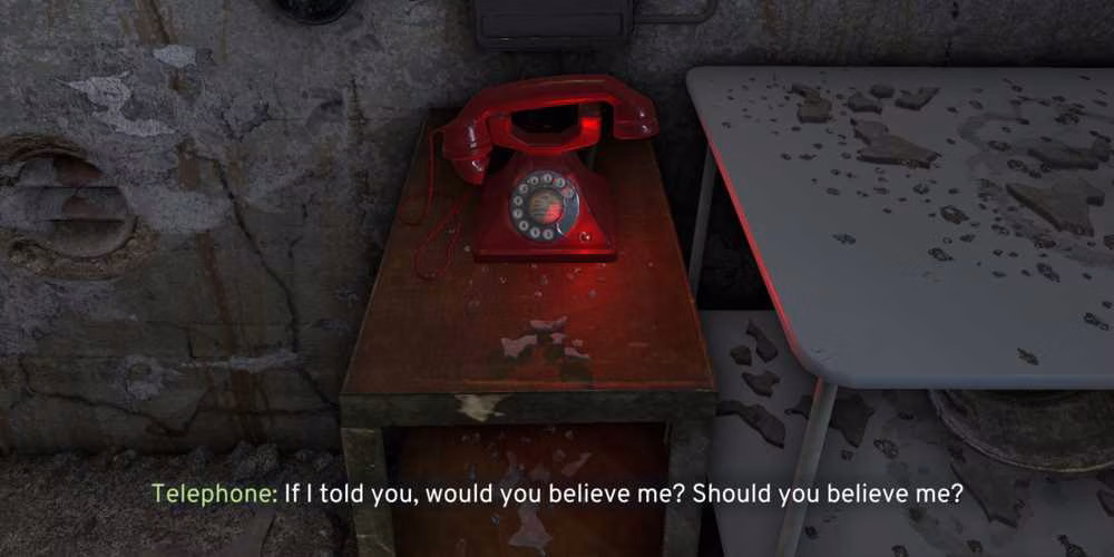 Finais de Atomfall: Voz ao Telefone