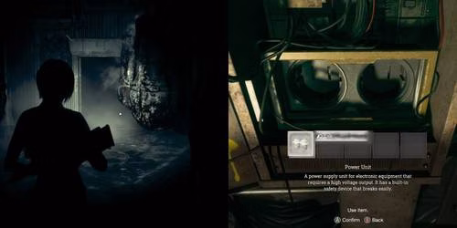imagem mostrando como resolver o enigma da unidade de energia no cap&iacute;tulo 6 de Separate Ways de Resident Evil 4