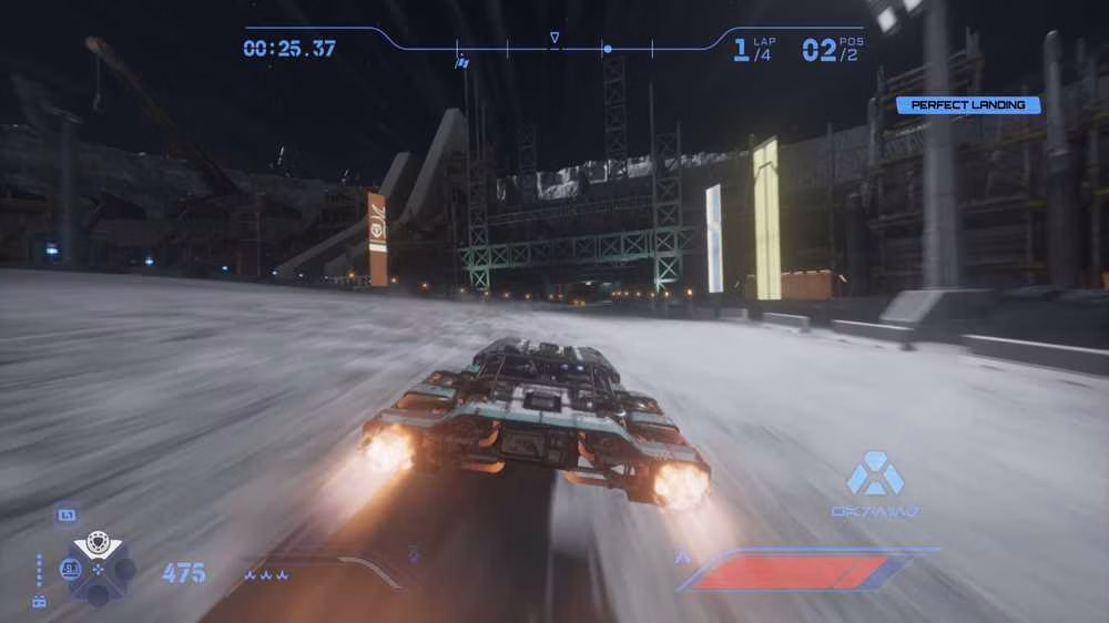 Aterrissagem perfeita em Star Wars: Galactic Racer