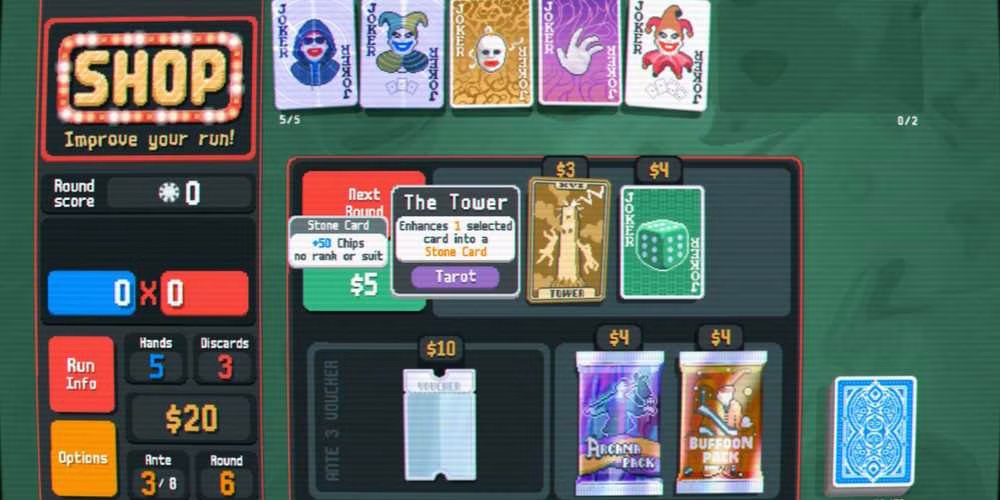 stone card enhancement balatro