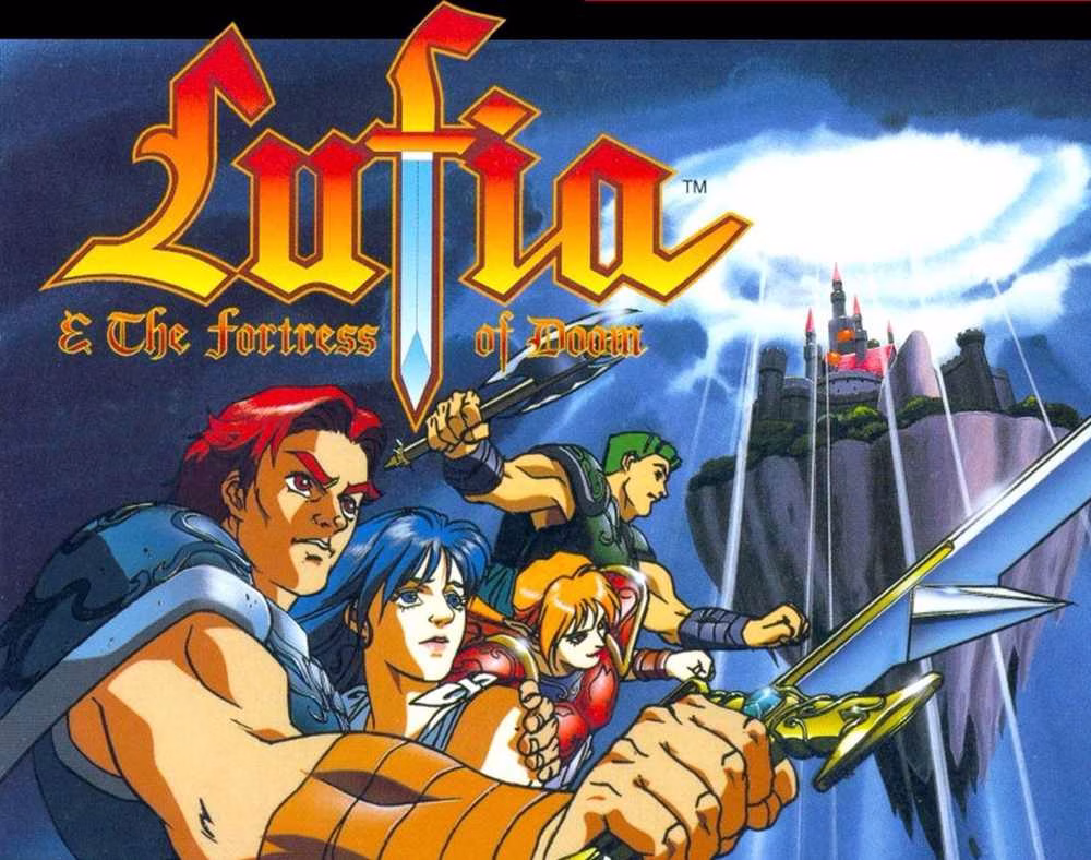 Artwork sample cropped from the North American release of Lufia and the Fortress of Doom for Super Nintendo