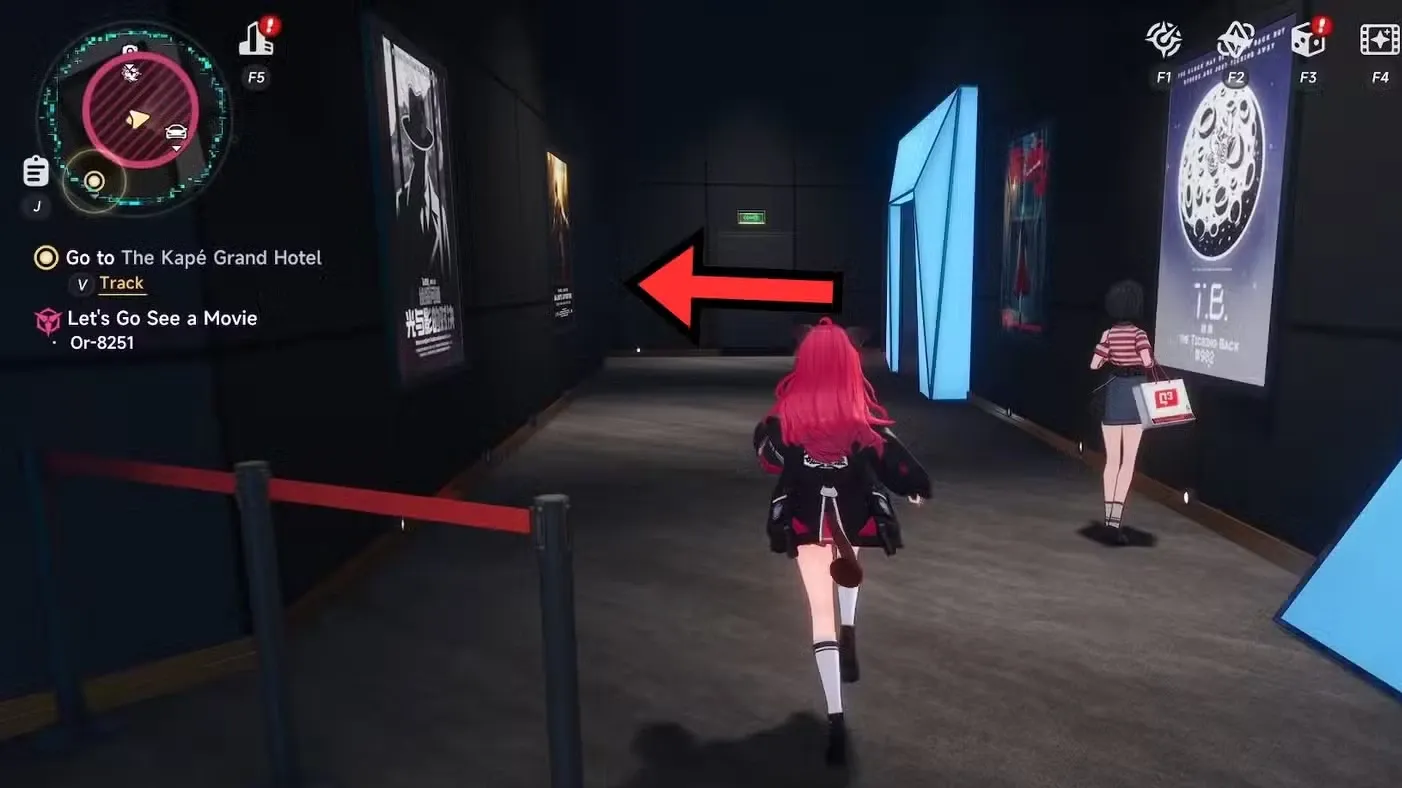 Let's Go See a Movie Anomaly Commission Location in NTE