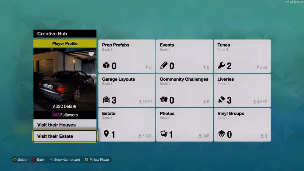 visit their estate option in forza horizon 6
