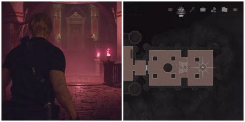 Leon e a localiza&ccedil;&atilde;o da Sala do Trono em Resident Evil 4 Remake