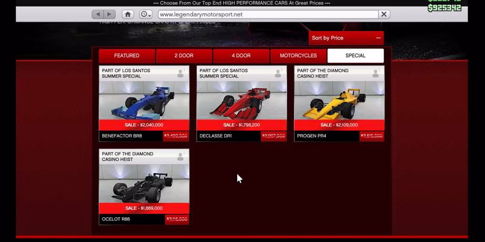 Ve&iacute;culos de corrida de monopostos em GTA Online