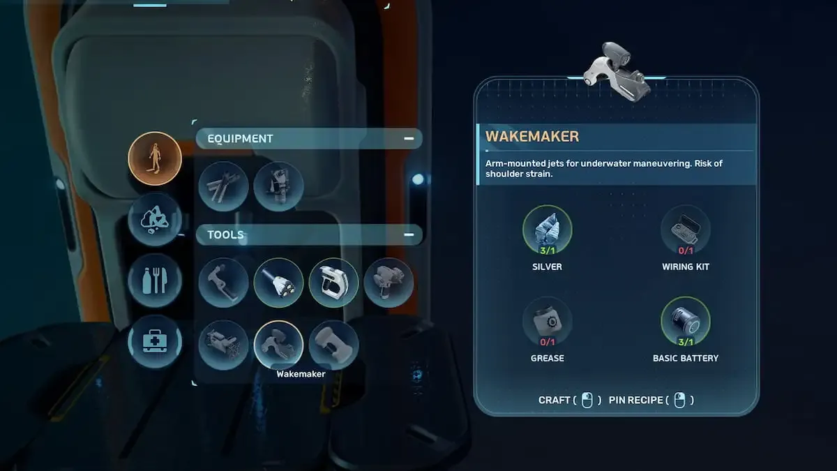 Subnautica 2 Wakemaker recipe