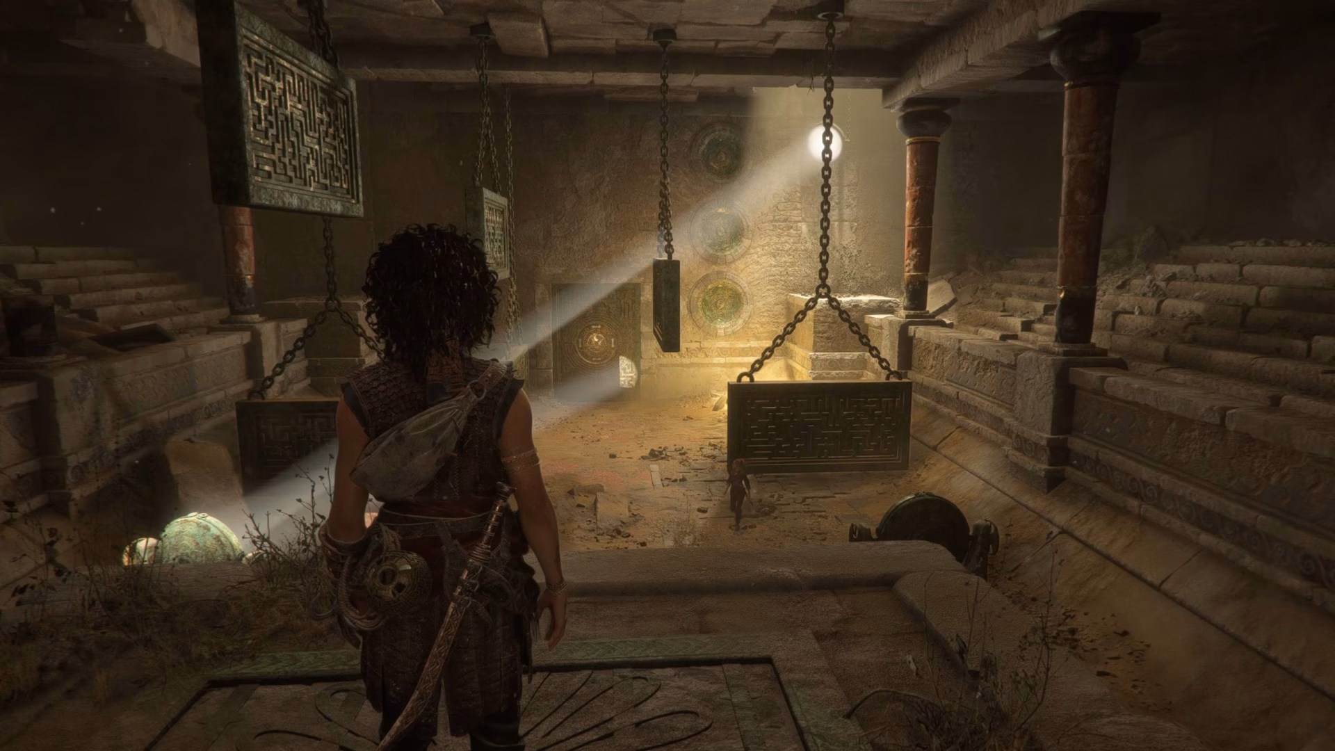 Primeira etapa do quebra-cabe&ccedil;a dos espelhos em Resonance A Plague Tale Legacy