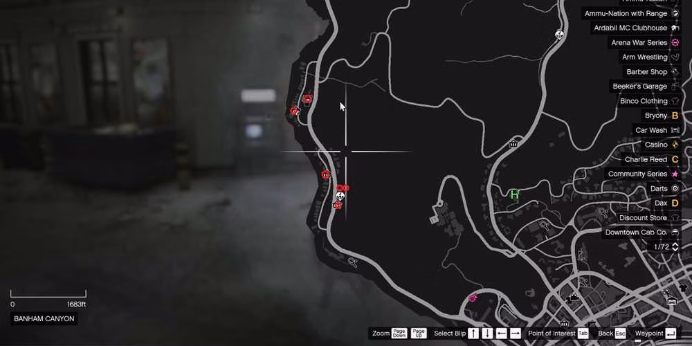 Caixas eletr&ocirc;nicos em Chumash e Banham Canyon em GTA Online