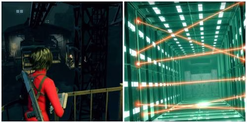 Cable car and laser room