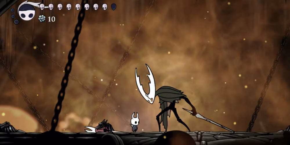 Hornet como chefe final em Hollow Knight