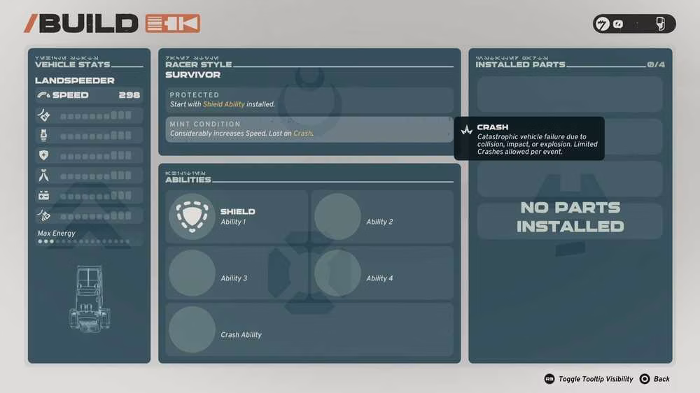 galactic racer stats