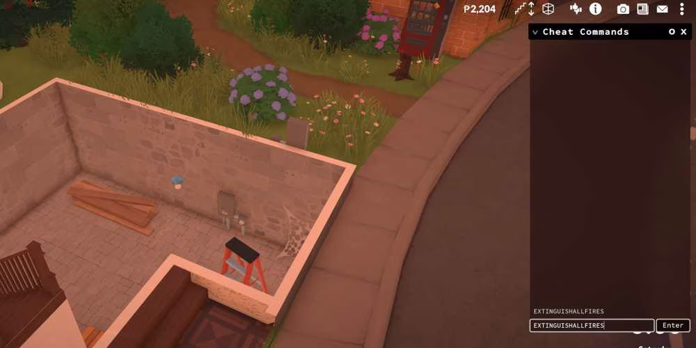 cheats para apagar inc&ecirc;ndios em Paralives