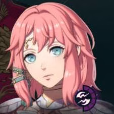 Garota de cabelos rosas em Fire Emblem: Fortune's Weave