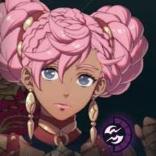 Garota de cabelos rosas tran&ccedil;ados em Fire Emblem: Fortune's Weave