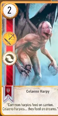 Witcher-3-Gwent-Celano-Harpy-Card