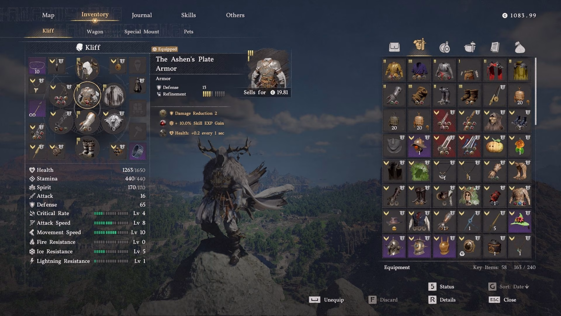 tarandus the ashen plate armor in crimson desert