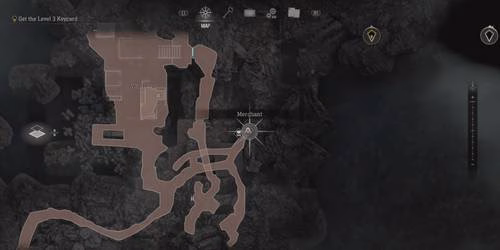 Mercador a leste do Cais em Resident Evil 4 Remake