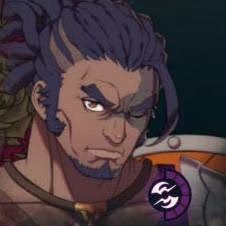 Homem de dreadlocks em Fire Emblem: Fortune's Weave