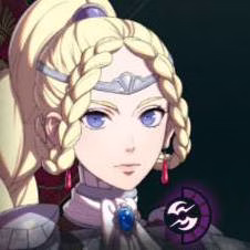 Mulher de tran&ccedil;as loiras em Fire Emblem: Fortune's Weave