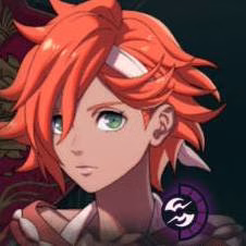 Garota de cabelos laranja em Fire Emblem: Fortune's Weave