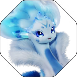 Glacy Forma do Campo Nevado em Aniimo