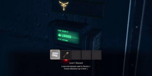 resident evil 4 remake freezer door unlock level 1 keycard