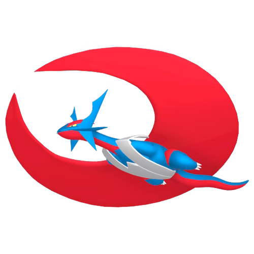 &Iacute;cone de Mega Salamence em Pok&eacute;mon Legends Z-A