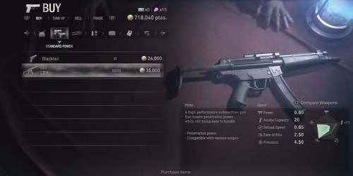 Comprando a LE 5 em Resident Evil 4 remake
