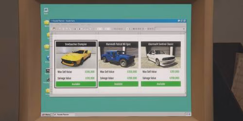 Computador de planejamento do golpe do P&aacute;tio de Salvados em GTA Online