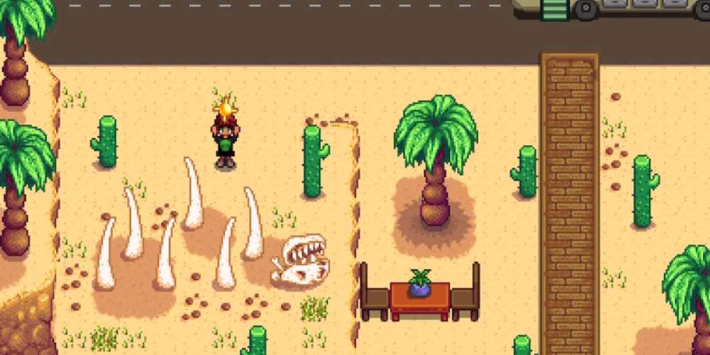 Dando a &uacute;ltima refei&ccedil;&atilde;o ao drag&atilde;o de areia em Stardew Valley