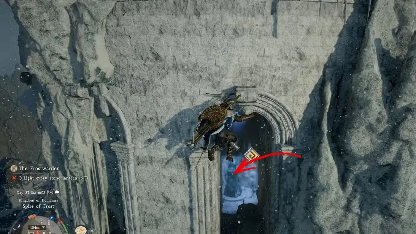 The Frostwarden Quest Guide in Crimson Desert (Spire of Frost)