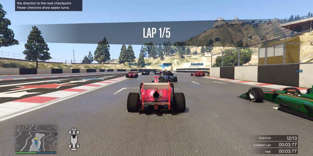 Corrida de monopostos em GTA Online