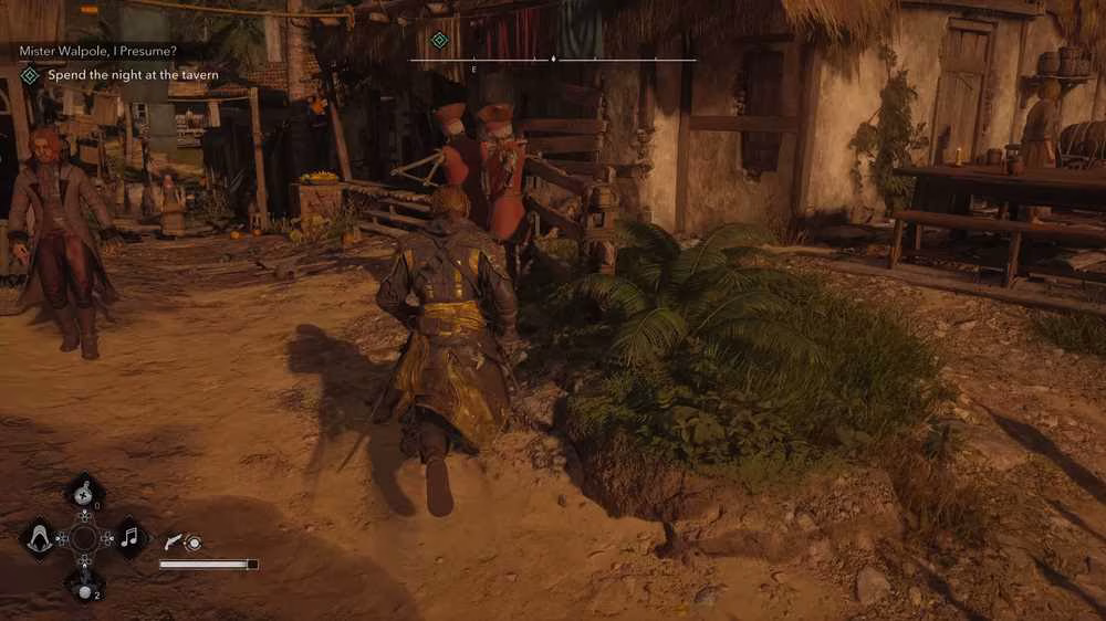 espantalhos perto dos bancos em AC Black Flag Resynced em Havana