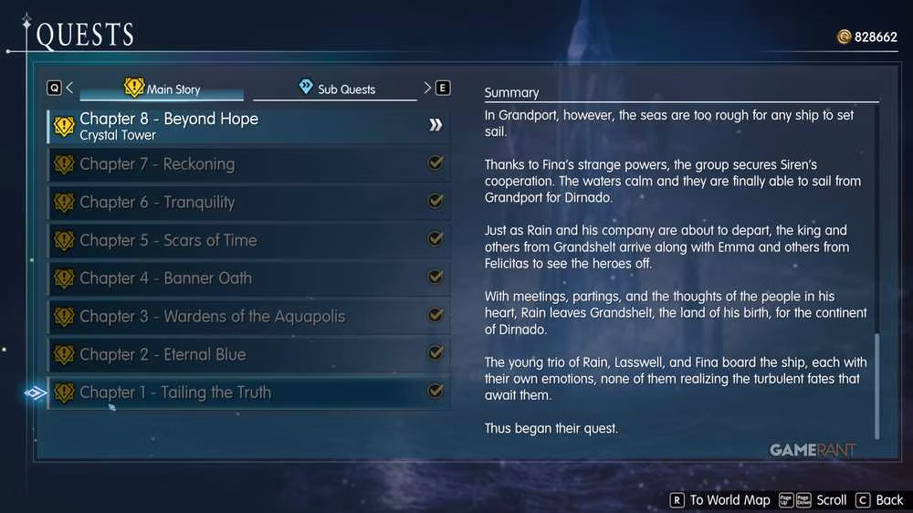 Cap&iacute;tulos de Final Fantasy Resonance
