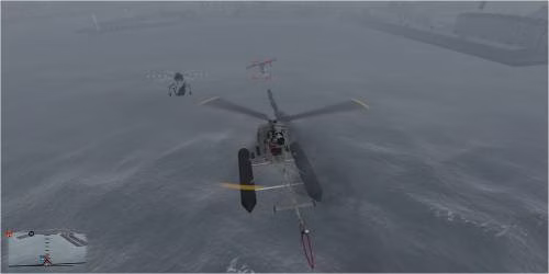 GTA Online: escolta do Skylift no final do Roubo ao Navio de Carga