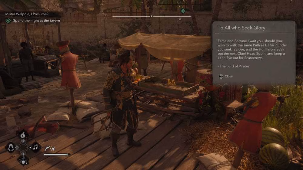 nota da ca&ccedil;a ao tesouro To All Who Seek Glory em Havana em AC Black Flag Resynced