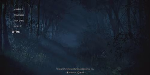 menu de Extras em Resident Evil 4 Remake