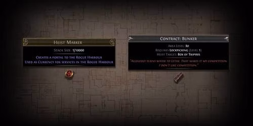 Path of Exile Heist Item Types