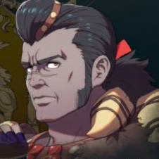 Homem de cabelos pretos em Fire Emblem: Fortune's Weave