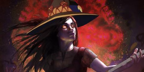 Retrato da Elementalist em Path of Exile