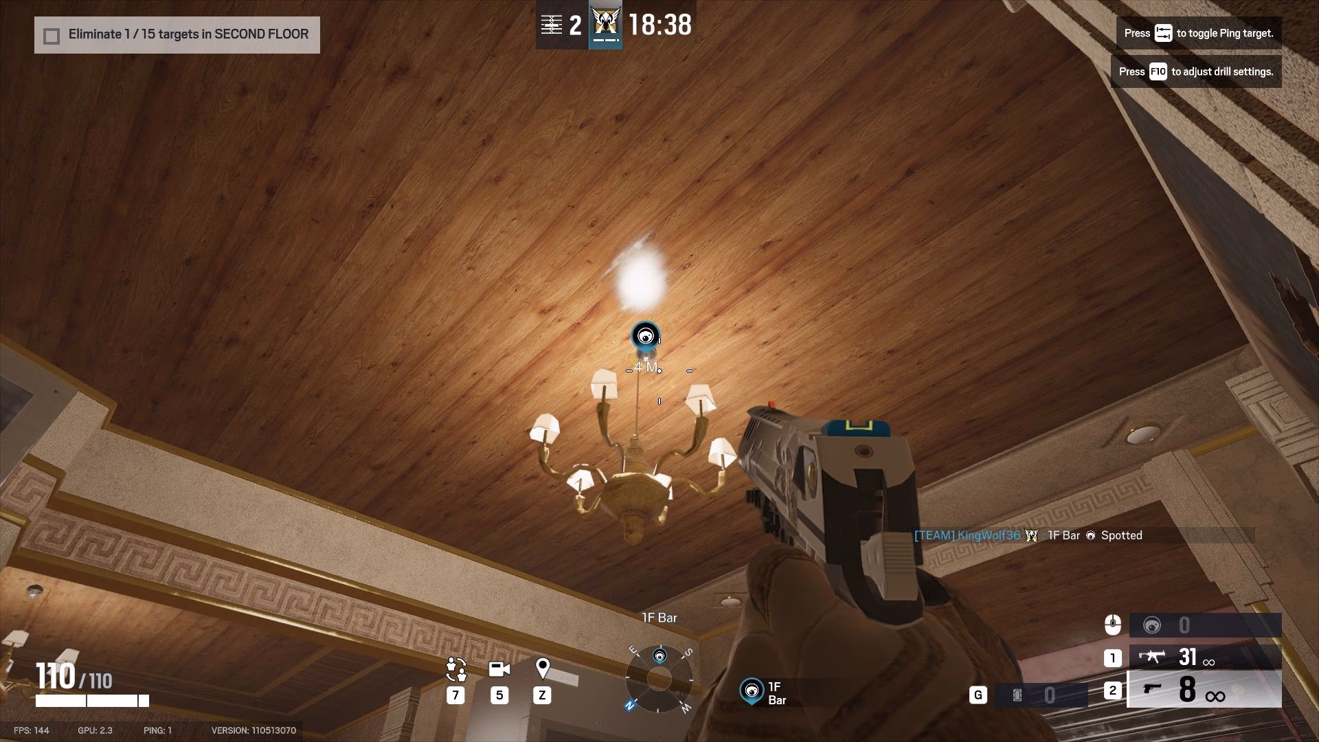 Valkyrie Cam in Bar 2 - Rainbow Six Siege