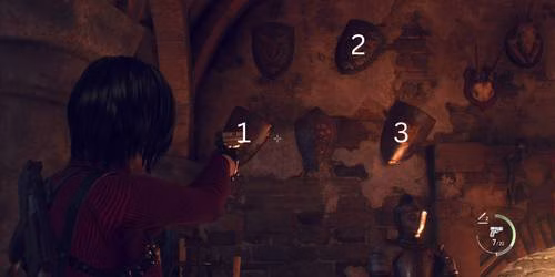 imagem mostrando a solu&ccedil;&atilde;o do primeiro enigma da sala de encaderna&ccedil;&atilde;o em Separate Ways