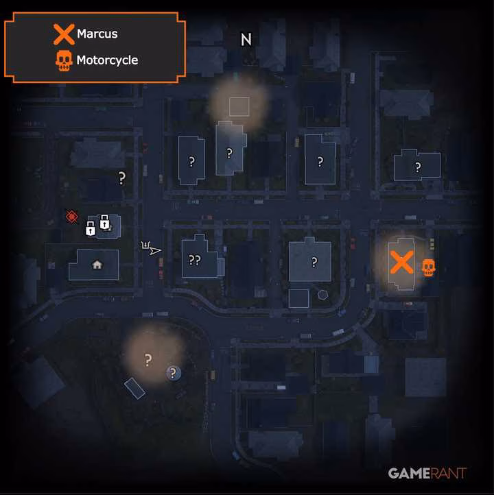 Localiza&ccedil;&atilde;o de Marcus em Halloween: The Game