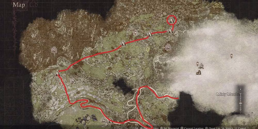 Localiza&ccedil;&atilde;o da Esfinge em Dragon's Dogma 2