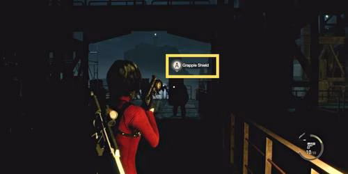 imagem mostrando o comando de remo&ccedil;&atilde;o de escudo em Separate Ways.