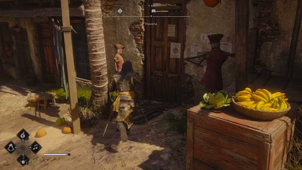porta dos espantalhos em AC Black Flag Resynced em Havana