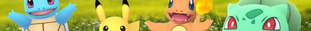 Pok&eacute;mon iniciais de Kanto na se&ccedil;&atilde;o para iniciantes de Pok&eacute;mon GO